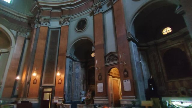 Napoli - Panoramica dela Chiesa di Santa Maria del Caravaggio