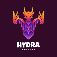 Illustration vector graphic of Hydra, good for logo design
