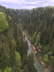 river in the mountains