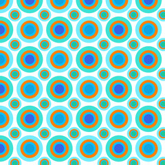 Geometric world Large and small circles Light delicate color palette