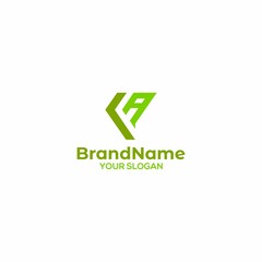 FA Arrow Logo Design Vector