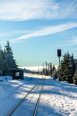 Unterwegs in der wunderschönen Winterlandschaft durch den schönen Harz am Brocken - Sachsen-Anhalt