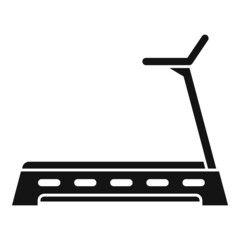 Sport treadmill icon simple vector. Healthy lifestyle