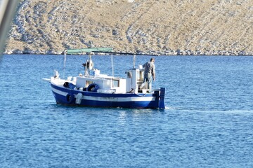 Fischer auf dem Meer