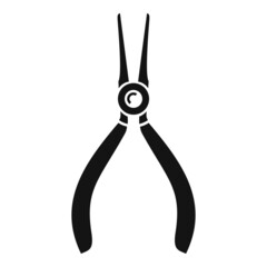 Bike repair pliers icon simple vector. Fix mechanic