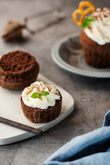 cake with chocolate