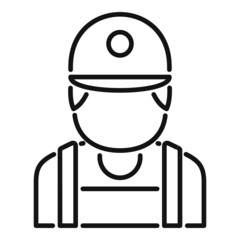Bike repairman icon outline vector. Fix workshop
