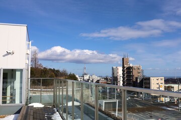 Fototapeta na wymiar The view of Yagiyama Zoological Park Subway Station.