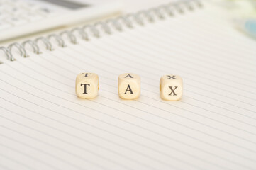 タックス 税金のテキスト