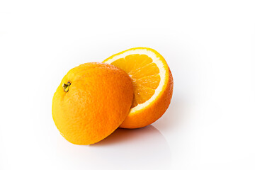orange isolated on white background
