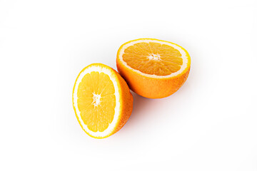 orange isolated on white background