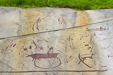 The Rock Carvings in Tanum, Tanumshede, Sweden. Scandinavian Bronze Age Rock Paintings  - Unesco...