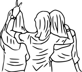 sketch of a friendship