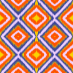 Seamless Ikat Pattern