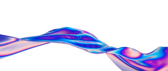 Abstract line fluid colors backgrounds. Trendy Vibrant Fluid Colors. 3d render