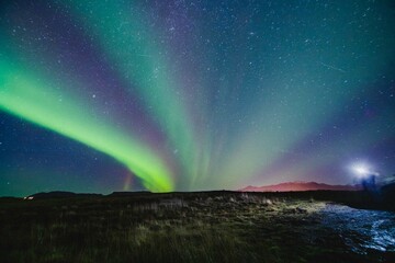 Aurora boreal en Islandia