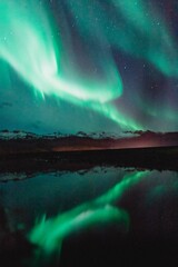 Aurora boreal en Islandia