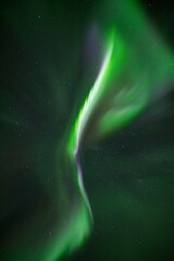 Naklejka na ściany i meble Aurora boreal en Islandia