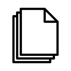 copy icon - outline style