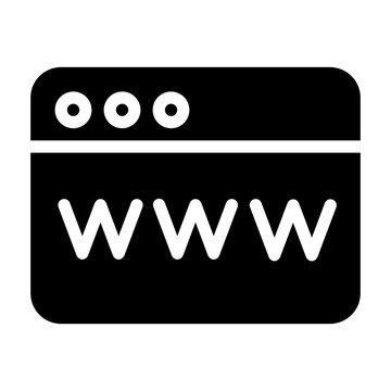 domain icon - solid style