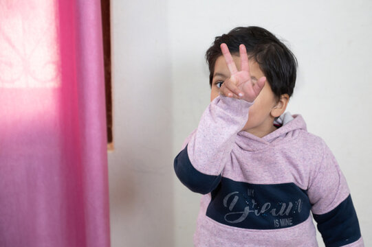 happy indian child photo .