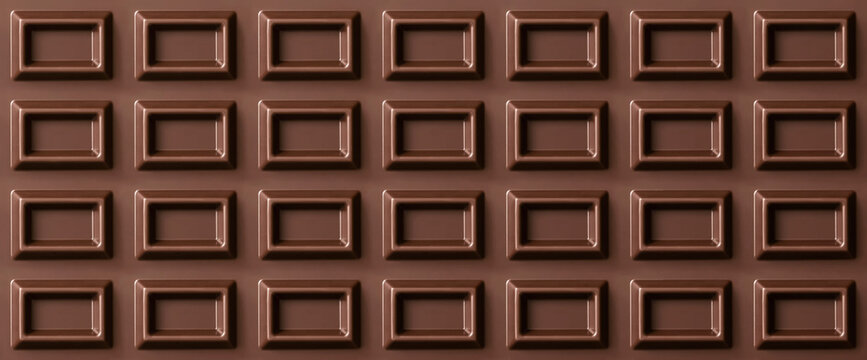 Chocolate bar background or texture. 板チョコの背景またはテクスチャ。