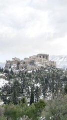 Athens winter in Greece