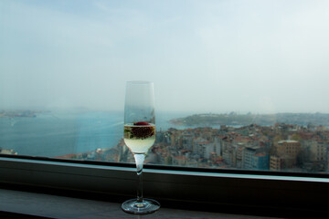 glass of wine