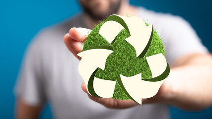 Recycled eco zero waste lifestyle. Ecological design Recycle