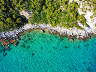 Sea coast at Corfu, Greece