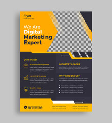 Corporate Business flyer template vector design, Creative Corporate & Business Flyer Template Design