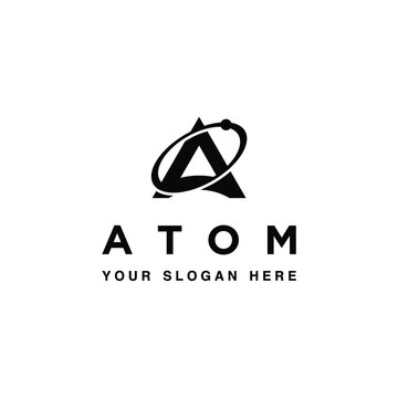 atomic letter A logo