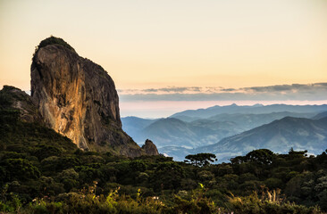 Fototapeta na wymiar Landscape. Pedra do Baú - Campos do Jordão - Brazil