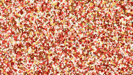 Realistic Background with Confetti of Glitter Particles. Sparkle Lights Texture. Holiday pattern.