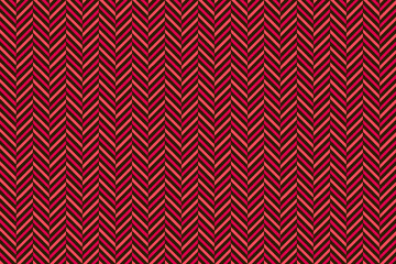 深いピンクのヘリンボーン風ジグザグ模様