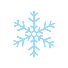 Snowflake icon vector illustration symbol