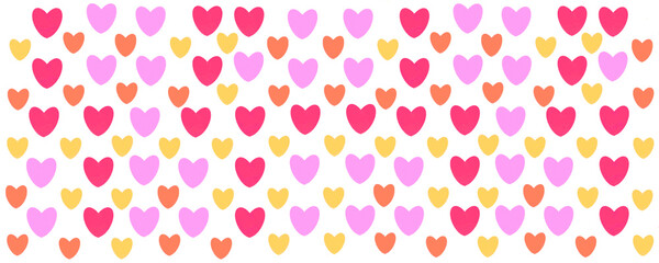 seamless pattern with hearts