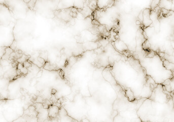 Texture of natural marble with brown veins for background