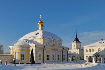 Fototapeta na wymiar An Orthodox monastery founded in 1427
