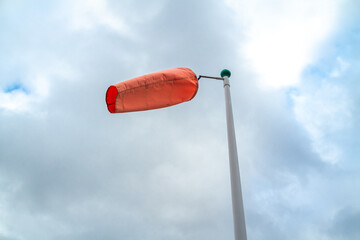 Red Windsock in Killybegs, County Donegal - Ireland