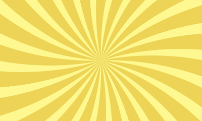 Simple yellow comic background wit curve. Pop art style.