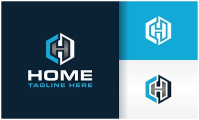 letter h logo for housing company