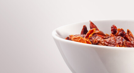 getrocknete Chili Schoten