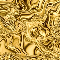 Liquid abstract marble background, liquid metallic golden bronze