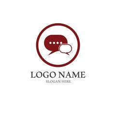 Speech bubble icon vector illustration