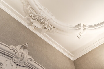 Room with classic styled ceiling