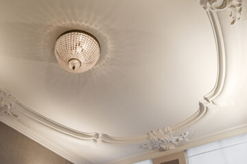 Room with classic styled ceiling
