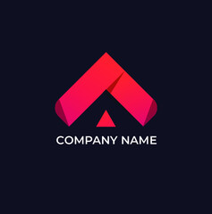 Letter "A" Logo | Alphabetical Logo | Arrow
