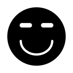 This emoticon icon can be used in various designs, both formal and non-formal. Suitable also used for fun-themed designs, rate marketplaces, children and others.