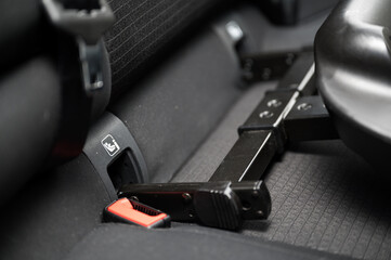 Installing ISOFIX Baby and Child Car Seat for safety and to comply with law.